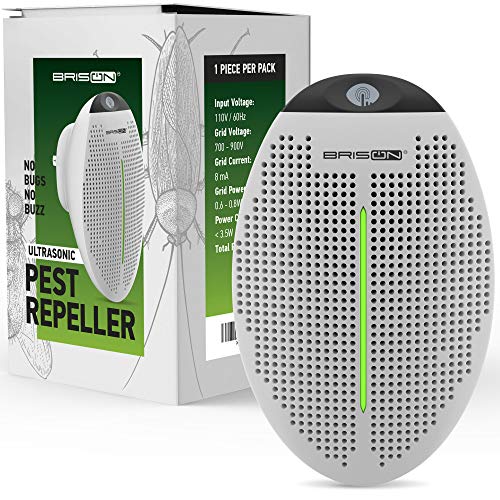 2019 Ultrasonic Pest Repeller Plug in - 1 Pack - Human Electronic Pet Safe Device - Eco-Friendly Electromagnetic Waves Ultrasound Control - Repellent for Mice Rats Mosquitos Spiders Rodents Insects
