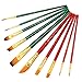 50 All Purpose Paint Brush Value Pack - Great with Acrylic, Oil, Watercolor, Gouache