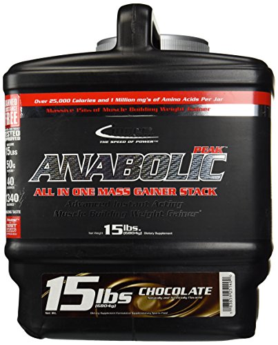 Inner Armour Anabolic Peak Weight Gainer Chocolate, 15 lbs.