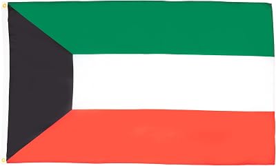 AZ FLAG Kuwait Flag 2x3 ft 100D Polyester with Two Grommets Indoor Outdoor