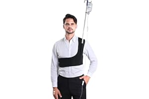 FOQITOXI Wearable and Adjustable Height IV Poles Portable Stainless Steel IV Poles
