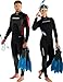 Cressi PALAU, Open Heel Long Fins for Scuba Diving & Snorkeling - 100% made in Italy