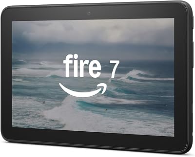 Fire 7 Tablet 7 Inch 32 GB Black Latest Model 2022 No Ads