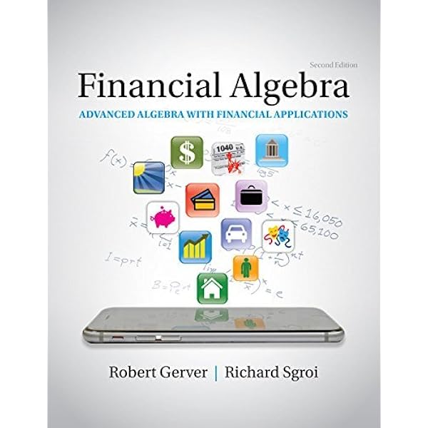アカウントフォローで送料無料！アンリアレイジ Book-in-book Financial Algebra: Gerver, Robert K., Sgroi, Richard J
