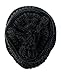 NYfashion101 Exclusive Unisex Two Tone Warm Cable Knit Thick Slouch Beanie Cap, Black/Gray