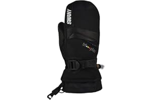 Swany Junior X-Change Sports Insulated Warm Durable Flexible Leather Winter Mittens