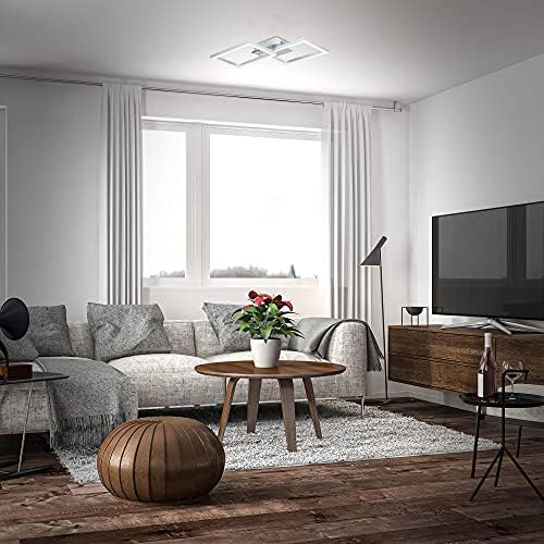 Lâmpada de teto LED com WiFi inteligente I App e comando remoto I ajustável CCT I RGB I controlo por voz Compatível com iOS e Android