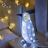 Geboor Penguin Led Night Light for Kids USB Rechargeable Desk Light Table Lamp Decorative Bedside Desk Indoor Outdoor Lamp for Bedroom Garden Home Decor