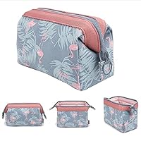 Makeup Bag/Travel Cosmetic Bags/Brush Pouch Toiletry Kit Fashion Women Jewelry Organizer with YKK Zipper Electronics Accessories Hard Drive Carry Case Portable Cube Purse