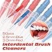 WINOMO 50pcs 2.5mm Dental Orthodontic Oral Care Interdental Brushes Between Teeth Brush Kit