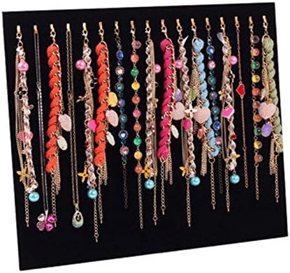 Velvet Necklace Holder Stand Pendant Jewelry Displaydesigned For Displaying And Holding Bracelets Convenient Portable Use