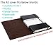 A5 Travelers Notebook Cover, Genuine Leather Cover for 5x8 Travel Journals Softcover & Hardcover, Elastic Hold & Closure, Dark Brown