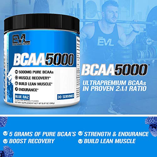 Evlution EVL BCAAs Amino Acids Powder BCAA Powder Post Workout