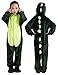 Kids Unisex Dragon Onesie Pajamas Animal Costume Sleepwear with Monster Slipper Age 2-10 Years