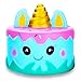 R.HORSE Jumbo Squishy Kawaii Cute Unicorn Mousse Cream Scented Squishies Slow Rising Kids Toys Doll Stress Relief Toy Hop Props, Decorative Props Large (Narwhal Cake)