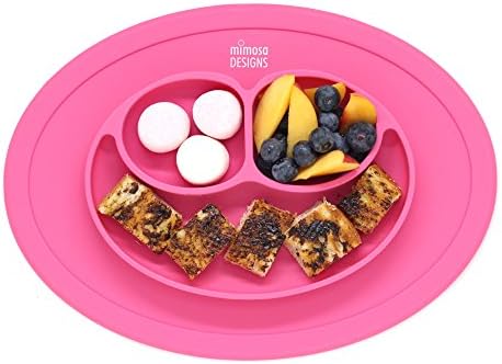 Mimosa Silicone Placemat + Bowl (Pink)
