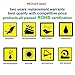 NEOUZA 5PK Compatible for Brother P-Touch Laminated Tze Tz Label Tape Cartridge 9mm x 8m (TZe-325 White on Black)