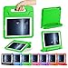 CAM-ULATA Case for iPad 9.7 inch 2018/2017 for Kids 5th Generation 6th Generation Folio Shockproof Corner Protection Lightweight Cover for iPad Air 1 iPad Air 2 Kid Proof Green