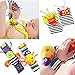 leoyoubei Baby Socks Toys Wrist Rattles and Foot Finders Multicolor 4 pack