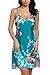 Avidlove Women's Peacock Nightshirts Satin Chemises Slip Sleepwear