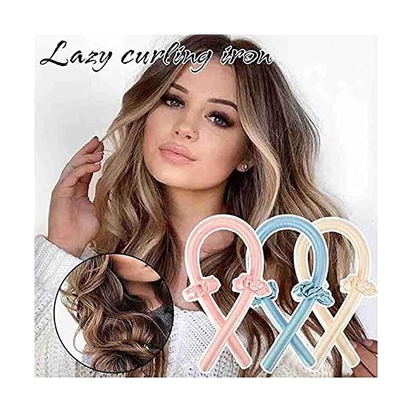 Heatless-Curlers-HeadbandHeatless-Curling-Rod-HeadbandBest-Lazy-DIY-Flexible-Soft-Foam-Styling-No-Heat-Hair-Curlers-Set-Including-User-Manual-for-Long-Medium-Hair-You-Can-Sleep-In-Overnight Tik Tok Heatless Curling Rod Headband, No Heat Lazy Silk Curler Hair Rollers Set,Best DIY Flexible Lightweight Soft Foam…