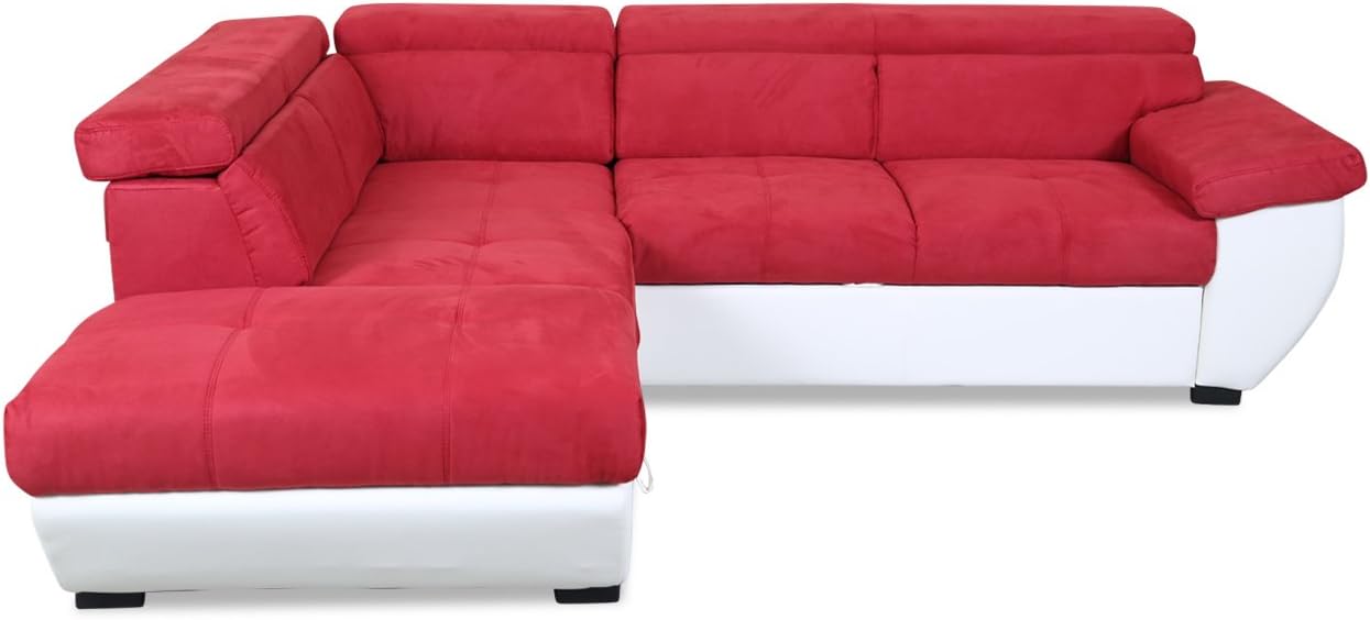 Sofa Couch Cotta Ecksofa XL Speedway mit Schlaffunktion Rot Amazon