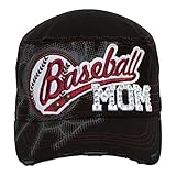 TopHeadwear Sports Mom Distressed Adjustable Cadet Cap