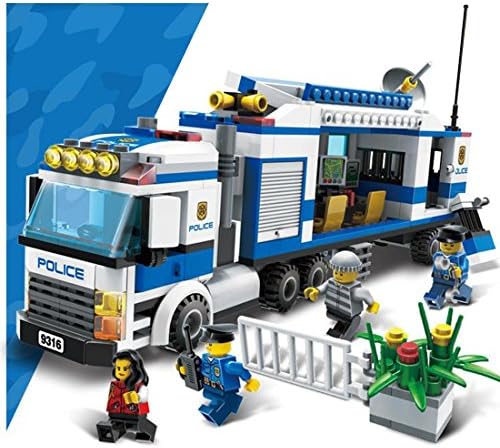 MakeFunToys(TM) Building Block CITY POLICE Series MOBILE POLICE STATION 407+pcs