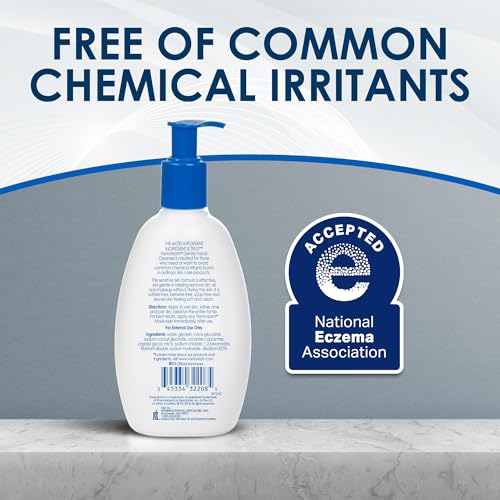 Vanicream Gentle Facial Cleanser with Pump Dispenser - 8 fl oz - Formulated Without Common Irritants for Those with Sensitive Skin