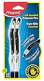Maped Visio Left Handed Pens, Black, Pack of 2 (224327)