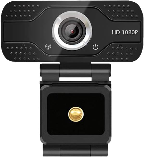 Webcam with Microphone,1080p HD Webcam Streaming Computer Web Camera USB Cable for PC Laptop Desktop Video Calling,Conferencing on line Classes Black