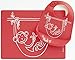 modern-twist Baby Meal-Mat Silicone Placemat, Monkey Business, Red