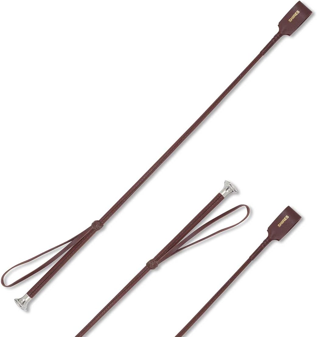 Amazon.co.jp: 乗馬 ムチ 鞭 短鞭 Shires プレインレザー 短鞭 ブラウン 乗馬用品 馬具: スポーツ&アウトドア