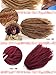 XI SHI XIU Afro Kinky Twist Hair Crochet Braids Marley Braid Hair 18inch Senegalese Curly Crochet Synthetic Braiding Hair