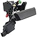 Evan-Fischer Tailgate Handle compatible with Chevrolet Avalanche 07-13 Textured Black Plastic