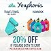 Youphoria Microfiber Travel Towel Fast Drying Lightweight - Quick Dry Towel for Camping, Beach, Backpacking, Hiking, & Sport