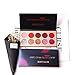 Beauty Glazed Eyeshadow Palette Insanely Pigments 5 Matte and 5 Glitter Make Up Eye Shadow Powder Long Lasting Waterproof 10 Colors