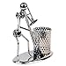 Pen Container Holder Pencil Cup Iron Art Music Figure~Home Office Desk Decor Gift Perfect Father Gift (C79 Trombone)