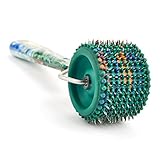 Lyapko Anti-Aging Acupuncture Facial Roller 3.5 Ag 272 Needles. Premium Acupressure Active Massager for Adults and Children Easy Use for Skin Care Unique Patented Applicator Self Massage Therapy Tool.