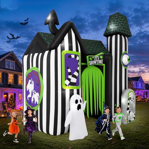 kalolary Halloween inflatable arch tunnel