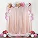 Champagne Tulle Backdrop Curtains for Baby Shower Wedding Photography Background for Birthday Party Supplies Decorations (5 ft X 7 ft)
