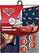 Disney Marvel New Shower Curtain & Hooks & Bath Towel & Memory Foam Mat Set (Cars, 17pcs Set)