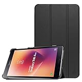 Fintie Slim Shell Case for Samsung Galaxy Tab A 8.0 2017 Model T380/T385, Ultra Lightweight Standing Cover with Auto Sleep/Wake for Galaxy Tab A 8.0 Inch SM-T380/T385 2017 Release, Black