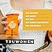 TRUWOMEN Plant Fueled Protein Bars, I Scream for Orange Cream (12 Count) | Non-GMO, Vegan, Gluten Free, Kosher, Soy Free, Dairy Free, Healthy Snack Bar, Natural Ingredients | 12g Proteinthumb 3