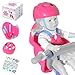 Milliard Doll Bike Seat and Helmet for 18 inch American Girl Dolls with Sticker Pack (Universal Fit on Bikes and Scooters)