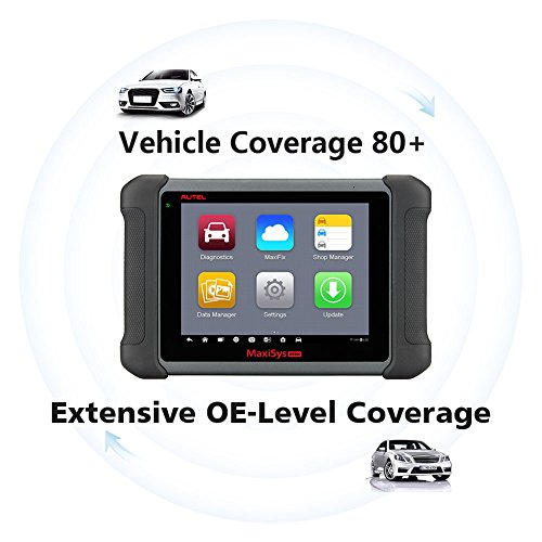 Autel MaxiSys MS906 Automotive Diagnostic Scanner with Complete Capabilities for Codes, Live Data, Active Test, ECU Information, Adaptation, Matching (Advanced Version of DS708)