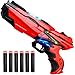 Kangler Foam Darts Hand Gun Toy Blaster Gun Compatible with Nerf Darts with 6 PCS Refill Soft Foam EVA Darts