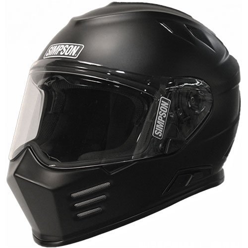 Simpson GBDM3 Black Dot Medium Helmet Ghost Bandit (Flat)