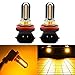 LED Fog Lights Bulbs Or DRL H8 H9 H11, Super Bright Amber Orange 3000K, 4000Lm,High Power for Car Fog Driving Light, for Auto Fog Light Lamps Replacement 2Yrs Warranty