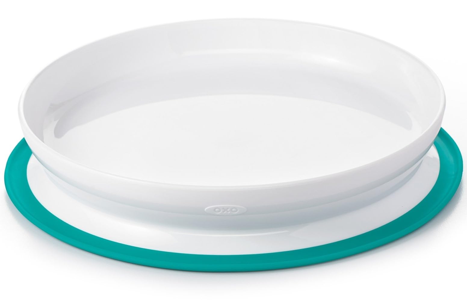 OXO Tot オクソートット くっつくシンプルプレート ティール FDOX61120900 吸盤 食器 61120900商品画像